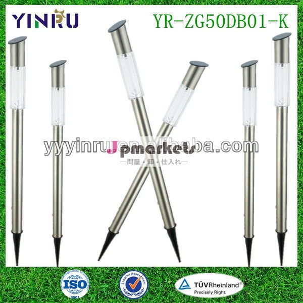 Yinru- 斜め口ストレートロッドソーラーledランプ/ソーラーライト中国。 主導lamp/ソーラー照明製品問屋・仕入れ・卸・卸売り