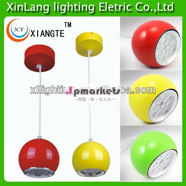 新製品12w簡単なledペンダントライト( 異なる色塗装、 パワー可能)問屋・仕入れ・卸・卸売り