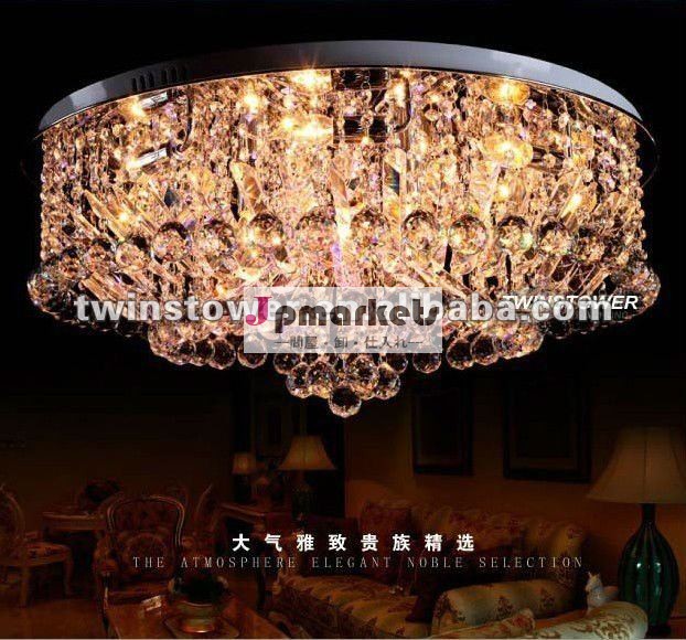 贅沢な水晶天井ランプか吊り下げ式light/K9水晶または円形問屋・仕入れ・卸・卸売り