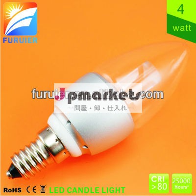 工場直売! アルミニウムハウジングe14/e12cobledキャンドル電球4ワット問屋・仕入れ・卸・卸売り