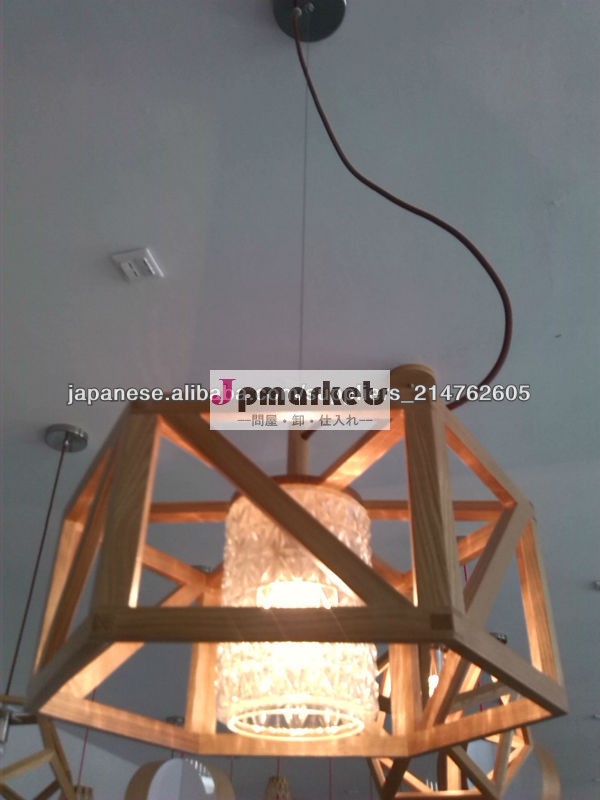 Japaness Style Solid Wood Pendant Lights問屋・仕入れ・卸・卸売り