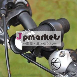 クリー族q5led240ルーメンバイク自転車ヘッドライトのトーチは黒に設定します問屋・仕入れ・卸・卸売り