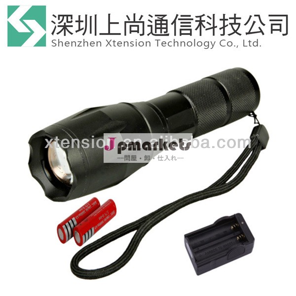 クリーxml1600lmxm-lt618650ズーム可能なled懐中電灯トーチ充電器問屋・仕入れ・卸・卸売り