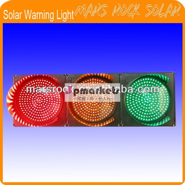 ソーラーパネルトラフィック点滅警告灯道路( red+yellow+green)問屋・仕入れ・卸・卸売り