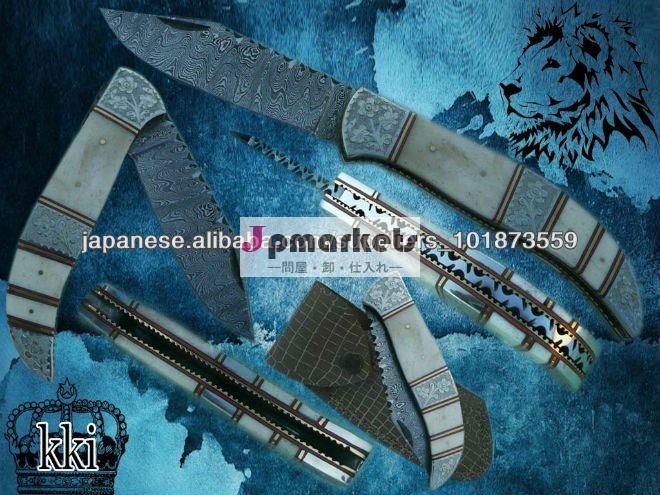 Damascus folding knife問屋・仕入れ・卸・卸売り