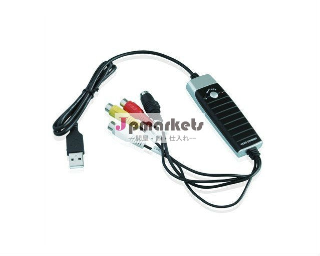 Avpc転送usb2.0f03145v8vhsビデオオーディオグラバーキャプチャカードアダプタスナップショットボタン付きdvdメーカー問屋・仕入れ・卸・卸売り