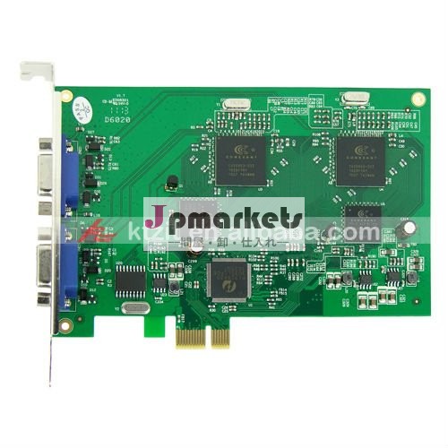 16チャネルH.264 DVRのビデオ捕獲PCI-EカードWth 32のCHシステムがある2枚のカード問屋・仕入れ・卸・卸売り