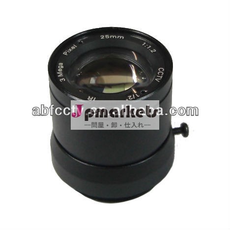 2013新しい設計されていた長い焦点25mm F1.2 1/2.5 " 3つのmegapixel cctvレンズ問屋・仕入れ・卸・卸売り