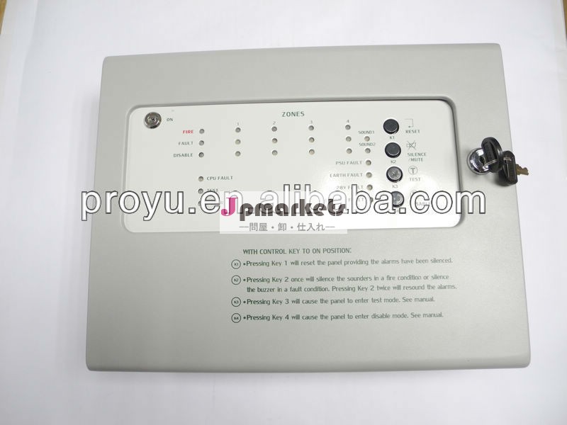 売れ筋、 従来の火災警報コントロールパネルpy-cp10044つのゾーンを持つ問屋・仕入れ・卸・卸売り