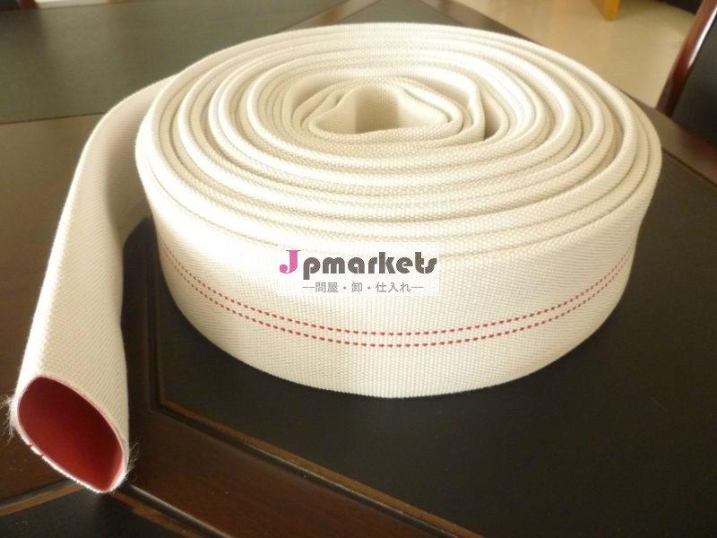 赤いゴムカバーの消防ホース単一のジャケットで問屋・仕入れ・卸・卸売り