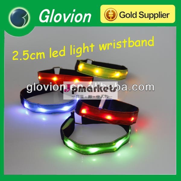 ベストセラーは、 リストバンドリストバンドをledが点滅するledライト腕章問屋・仕入れ・卸・卸売り