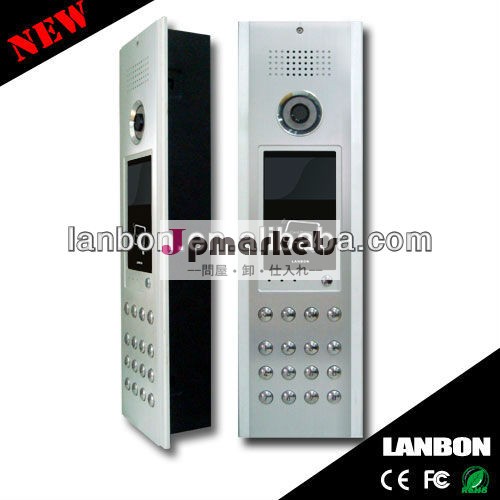 Lanbon高- レベルのipボードキー付きのビデオドア電話、 防水、 ビデオインターコムシステム問屋・仕入れ・卸・卸売り