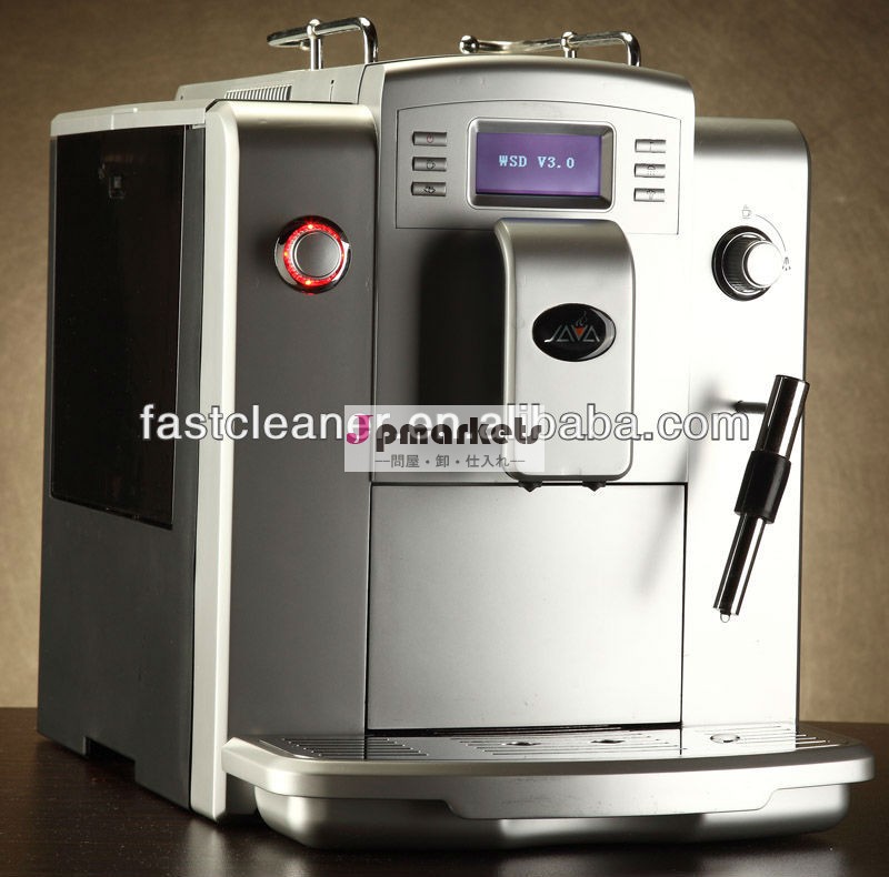自動カプチーノ見える動作システム付きコーヒーメーカー( lcd) と10言語機能問屋・仕入れ・卸・卸売り