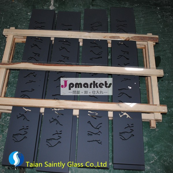 4mm/5mm/6mm緩和された装飾的な透明フロートクッカーフード用のガラスパネルスクリーン付きprintng問屋・仕入れ・卸・卸売り