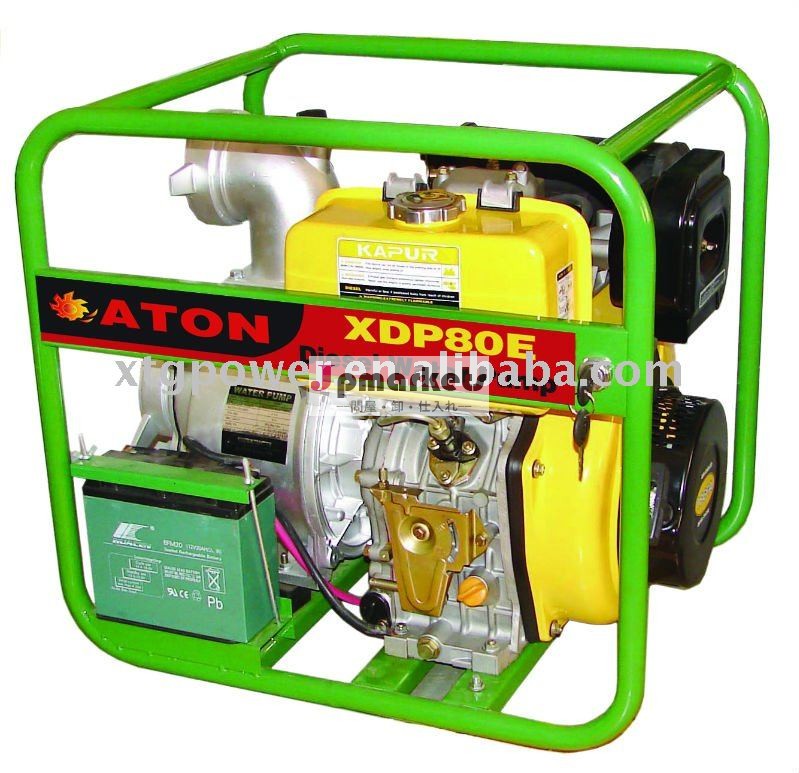ATON 3inchの6hp Air-Cooled単一シリンダーディーゼル水ポンプ問屋・仕入れ・卸・卸売り