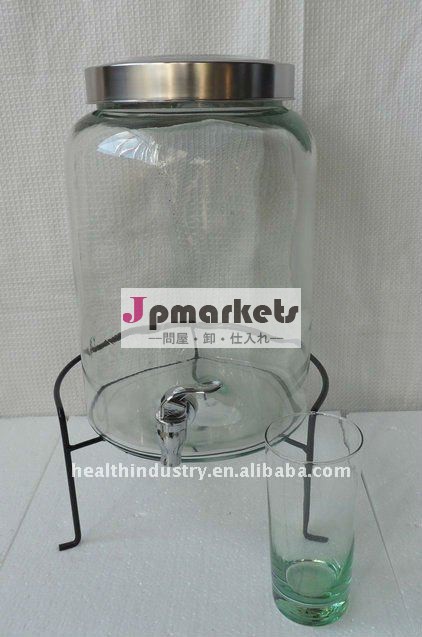 ガラス飲料ディスペンサー10l( hlth- b10118)問屋・仕入れ・卸・卸売り