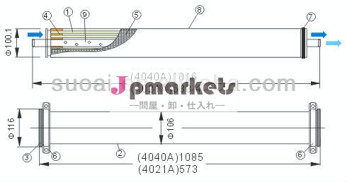 Uf膜モジュール/工業ufモジュール/ベストセラーのuf膜モジュール工業用水処理のための問屋・仕入れ・卸・卸売り