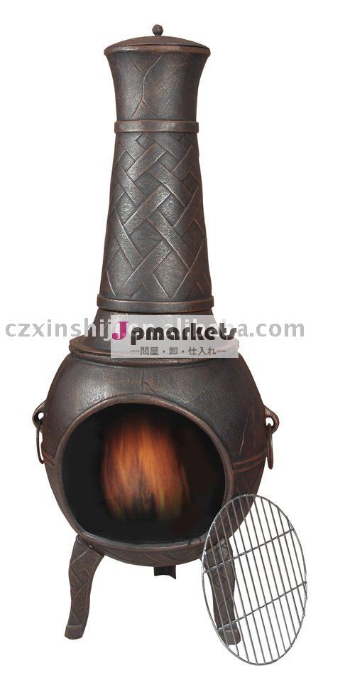 鋳鉄のchimenea /chiminea TCH005問屋・仕入れ・卸・卸売り