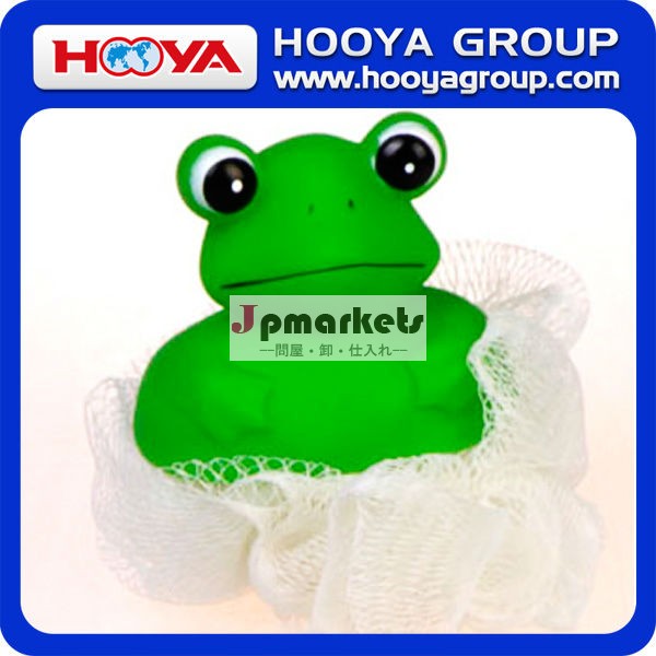 かわいいloofah、カエルはloofah、子供のためのかわいい設計されていたloofahを形づけた問屋・仕入れ・卸・卸売り