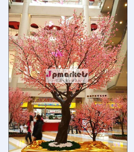 工場出荷時の価格2014年偽桜の/結婚式の人工的な桜の木の中国で/シミュレーション桜の木問屋・仕入れ・卸・卸売り