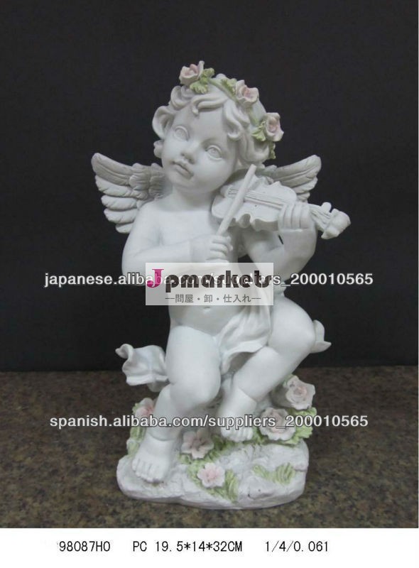 Decorative garden white resin angel statue問屋・仕入れ・卸・卸売り