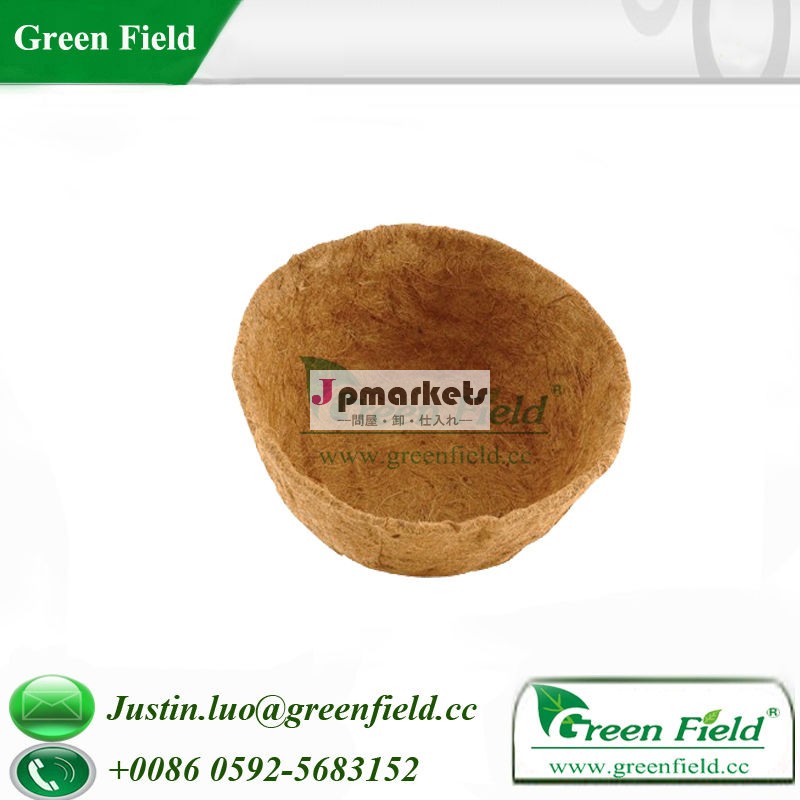 緑のフィールド高品質のココヤシ繊維プランターライナー、 ココナッツ植物のライナー問屋・仕入れ・卸・卸売り