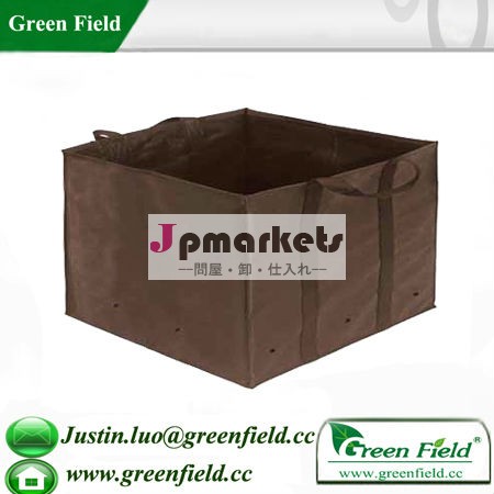 正方形の緑のフィールドのパティオガーデン野菜用プランターフェルトバッグの鍋を成長させる問屋・仕入れ・卸・卸売り