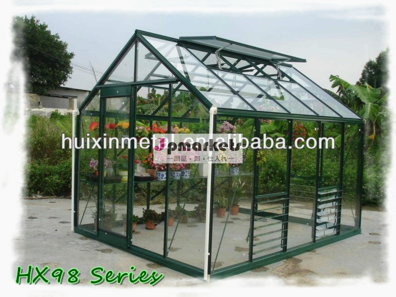 人気のある強化ガラス温室2013hx98126g-1スタイル問屋・仕入れ・卸・卸売り