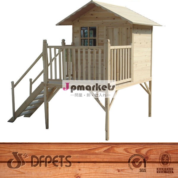 子供の屋外スイングセット木製のプレイハウス- 詳しい計画dfp004問屋・仕入れ・卸・卸売り