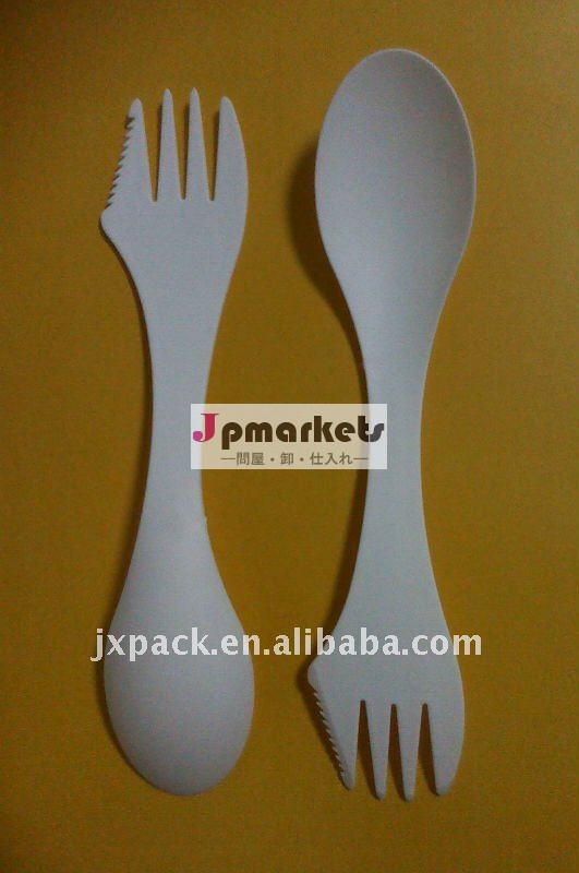 #508新しい設計されていた乳白色のプラスチックスプーンおよびフォーク問屋・仕入れ・卸・卸売り