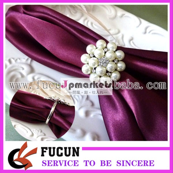 fashion pearl napkin ring for table decoration問屋・仕入れ・卸・卸売り
