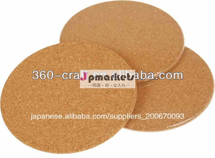 カスタムロゴの付いたラウンドコルク五徳問屋・仕入れ・卸・卸売り