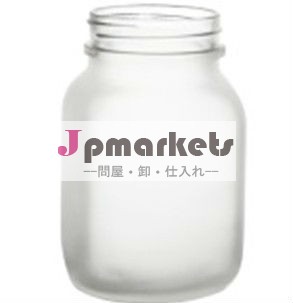 安い円形または正方形のガラスの瓶、 ガラス保存12oz16オンス、 メーソンジャー、 プラスチックや金属キャップ問屋・仕入れ・卸・卸売り