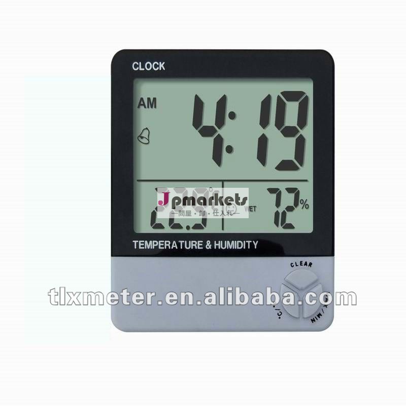 小型lcd壁掛けのデジタル時計の温度計問屋・仕入れ・卸・卸売り
