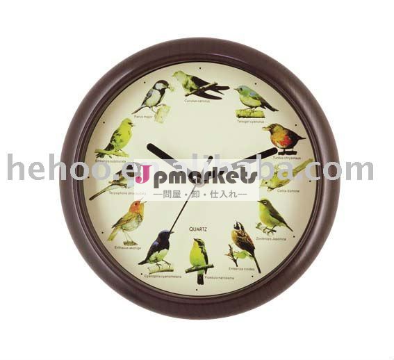 10 " birdcallが付いている現代音楽的な柱時計問屋・仕入れ・卸・卸売り
