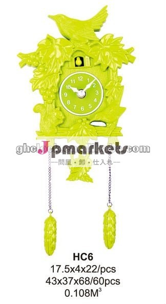 緑の装飾2013小さな壁時計( hc6)問屋・仕入れ・卸・卸売り