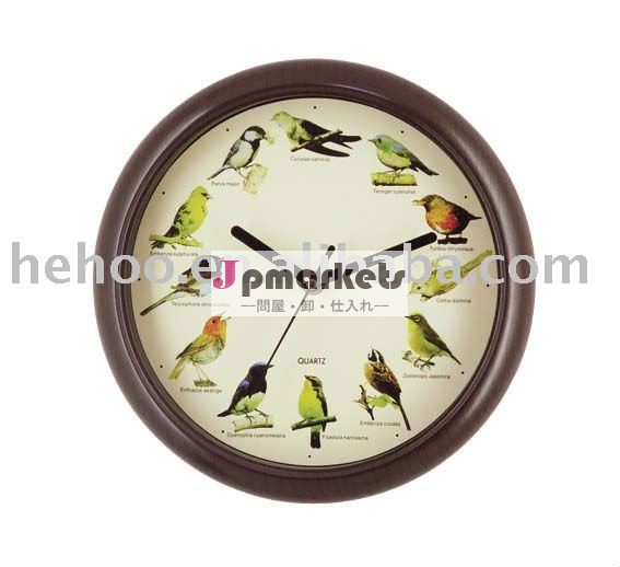 10『 近代ミュージカルbirdcall付き壁掛け時計問屋・仕入れ・卸・卸売り