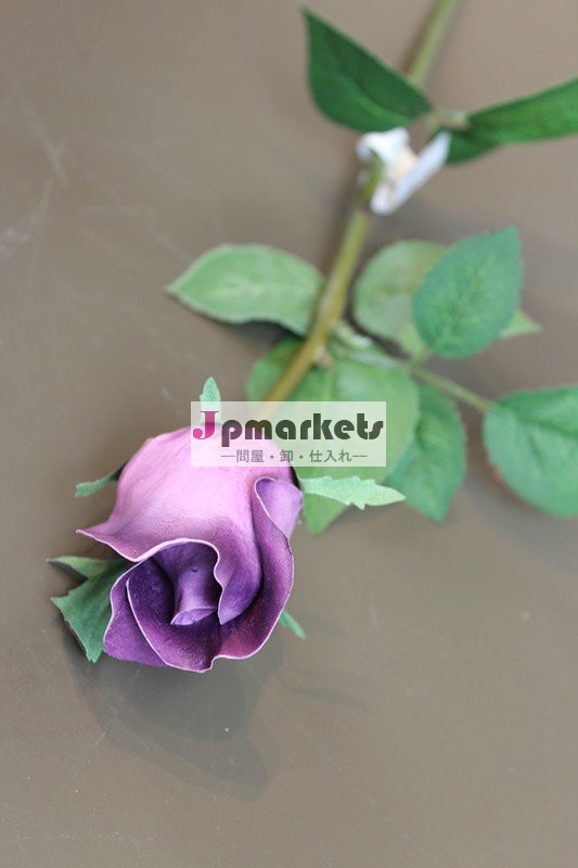 装飾的なエレガントな紫の生地の花問屋・仕入れ・卸・卸売り