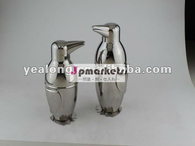 300ml/500ml混合ペンギンの形のステンレス鋼のカクテルシェーカー問屋・仕入れ・卸・卸売り