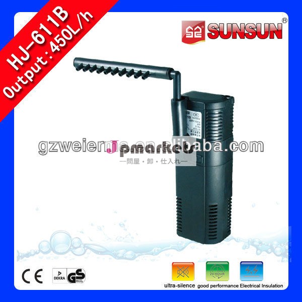 水族館の魚飼育用の水槽内部噴霧器6w450l/hhj-611b水中フィルターポンプ問屋・仕入れ・卸・卸売り