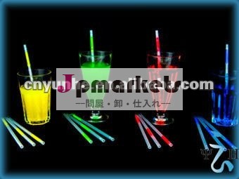 cerohs指令承認されたバー用の器物astmf963スティックグローのストロー吸盤昇進のギフト問屋・仕入れ・卸・卸売り