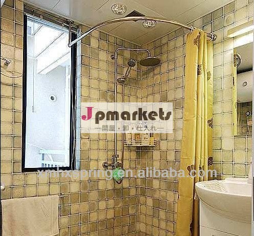 クロムステンレス鋼高品質のラウンドシャワーカーテンロッド問屋・仕入れ・卸・卸売り