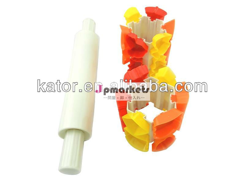 クッキーのプラスチック圧延ピン付き24、 切削金型問屋・仕入れ・卸・卸売り