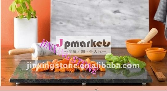 白い磨かれた大理石の石造りの圧延Pinか石造りの台所用品問屋・仕入れ・卸・卸売り