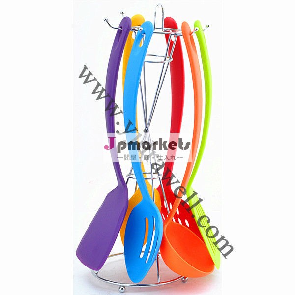 Ny-10127個カラフルなナイロン台所用具問屋・仕入れ・卸・卸売り