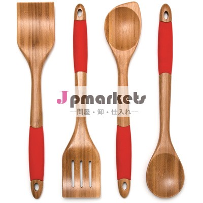 木製シリコン台所道具セット問屋・仕入れ・卸・卸売り