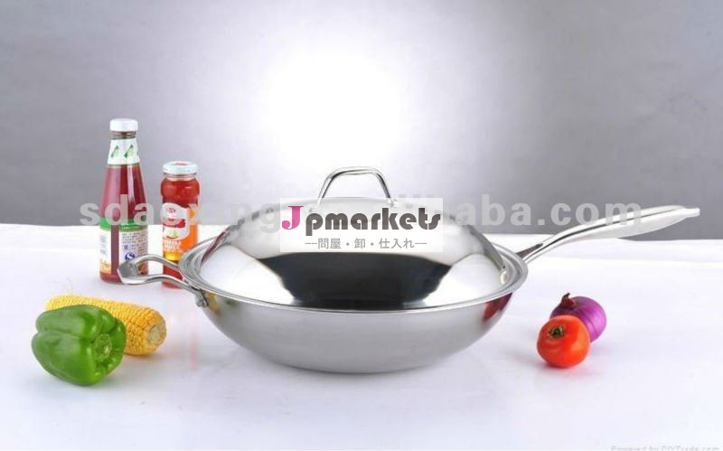 ステンレス鋼の中華鍋/フライパン/調理器具/fryingpan問屋・仕入れ・卸・卸売り