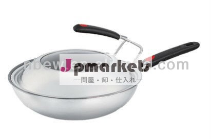 スーパー3層ステンレス製テフロン加工の鍋/pan-ewcnd6430c稚魚問屋・仕入れ・卸・卸売り