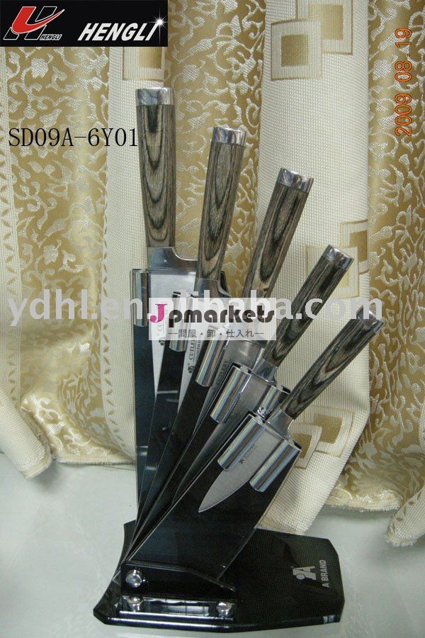 ナイフのアクリルブロックセット問屋・仕入れ・卸・卸売り