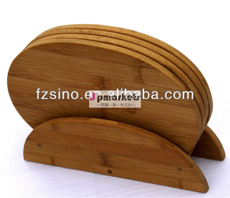 竹のまな板サービングボードボードボードリンゴフルーツ楕円楕円形のボード問屋・仕入れ・卸・卸売り